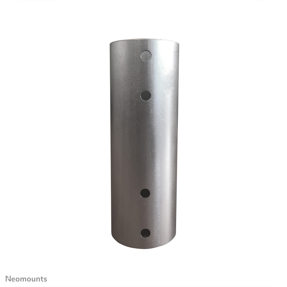 Neomounts FPMA-CPCONNECTSILVER Adapter für Verlängerungsrohr Zylinder, Stahl, Aluminium