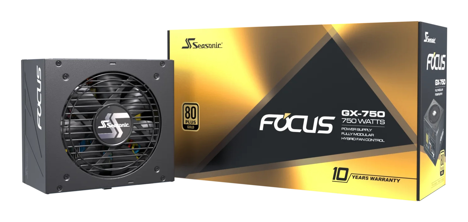 Seasonic FOCUS GX 750 | ATX 3.1 | 750W | aktiv | vollmodular | 80 PLUS Gold Elektronik, Sprecher