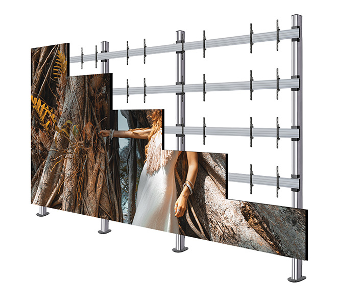 B-TECH SYSTEM X - 271 inch LG LSAC LED Bloc Ultimate Bolt-Down Videowall Display BT9372-LG-LSAC-5X5/BB B-TECH SYSTEM X - 271 inch LG LSAC LED Bloc Ultimate Bolt-Down Videowall Display BT9372-LG-LSAC-5X5/BB