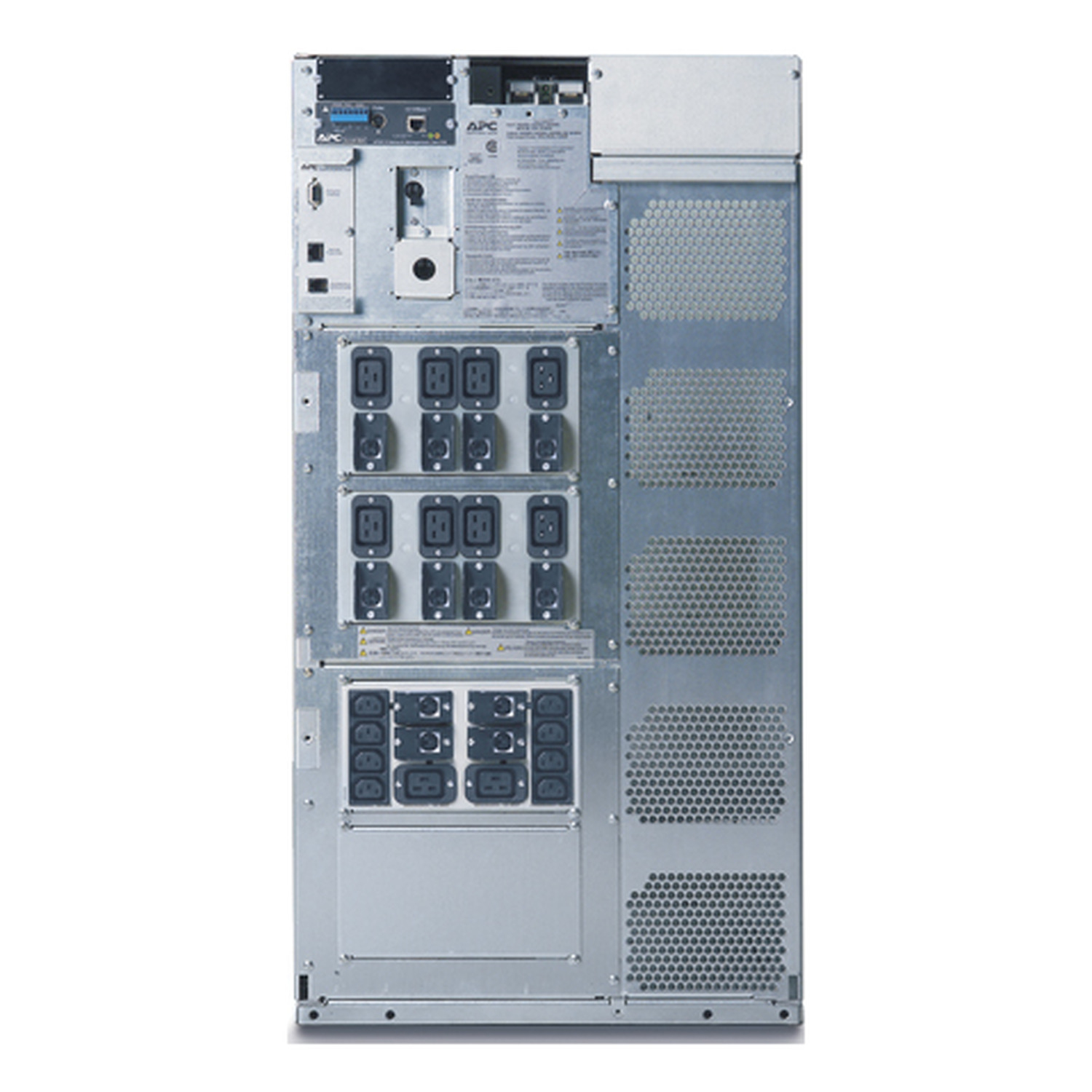 Server, Rack-mount, Stromversorgung, Rückseite, Gehäusebelüftung