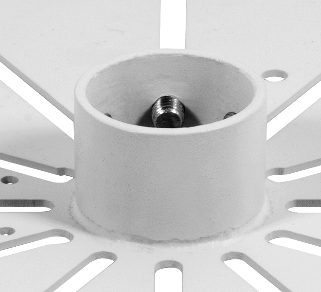 B-TECH SYSTEM V - Large Dome Security Camera Mount for Ø38mm Poles BT5911/W