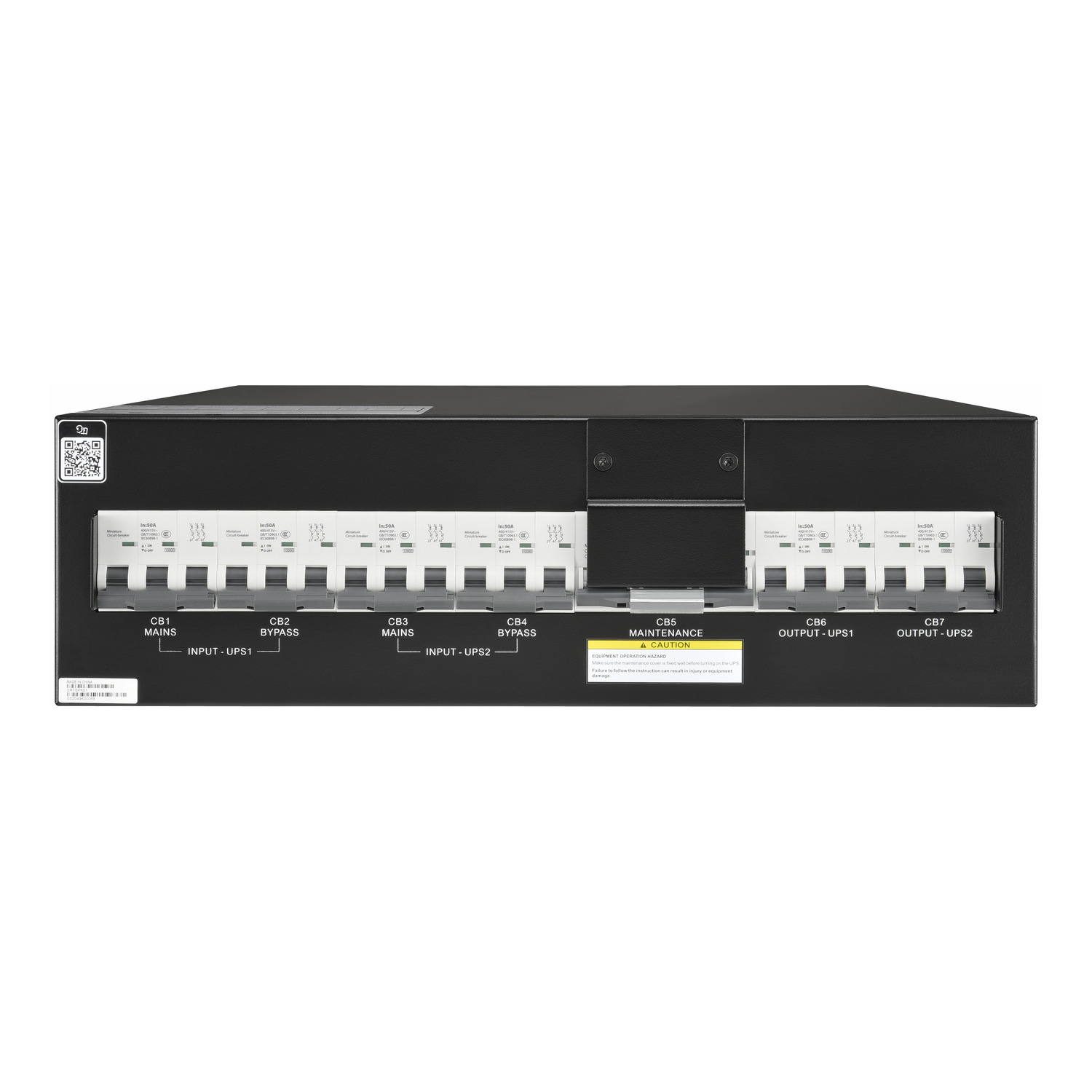 Schaltnetzteil, Stromverteiler, USV-Panel, Sicherheitsschalter, Baugruppe