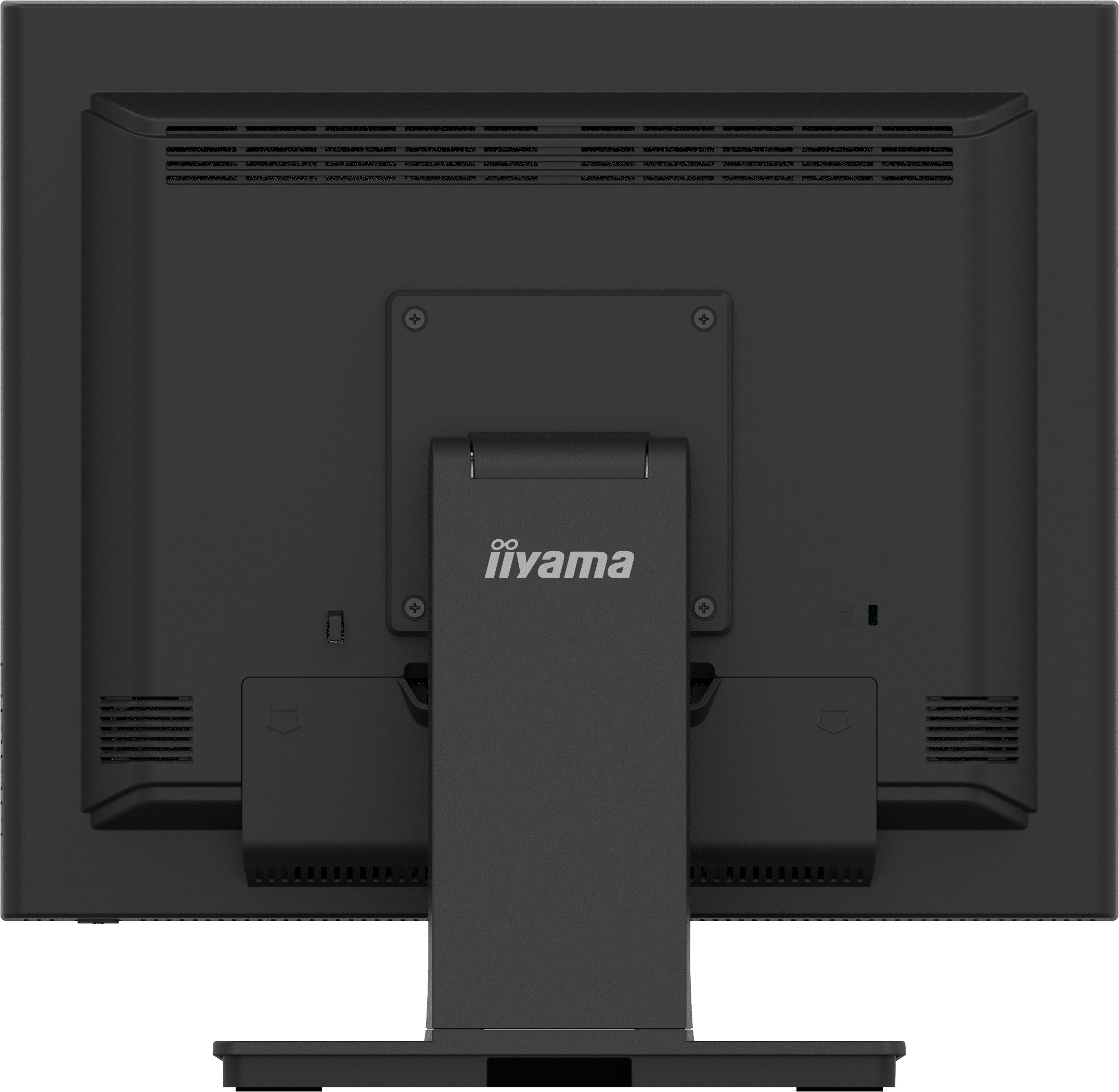 monitor, LCD, Ständer, schwarz, Rückseite