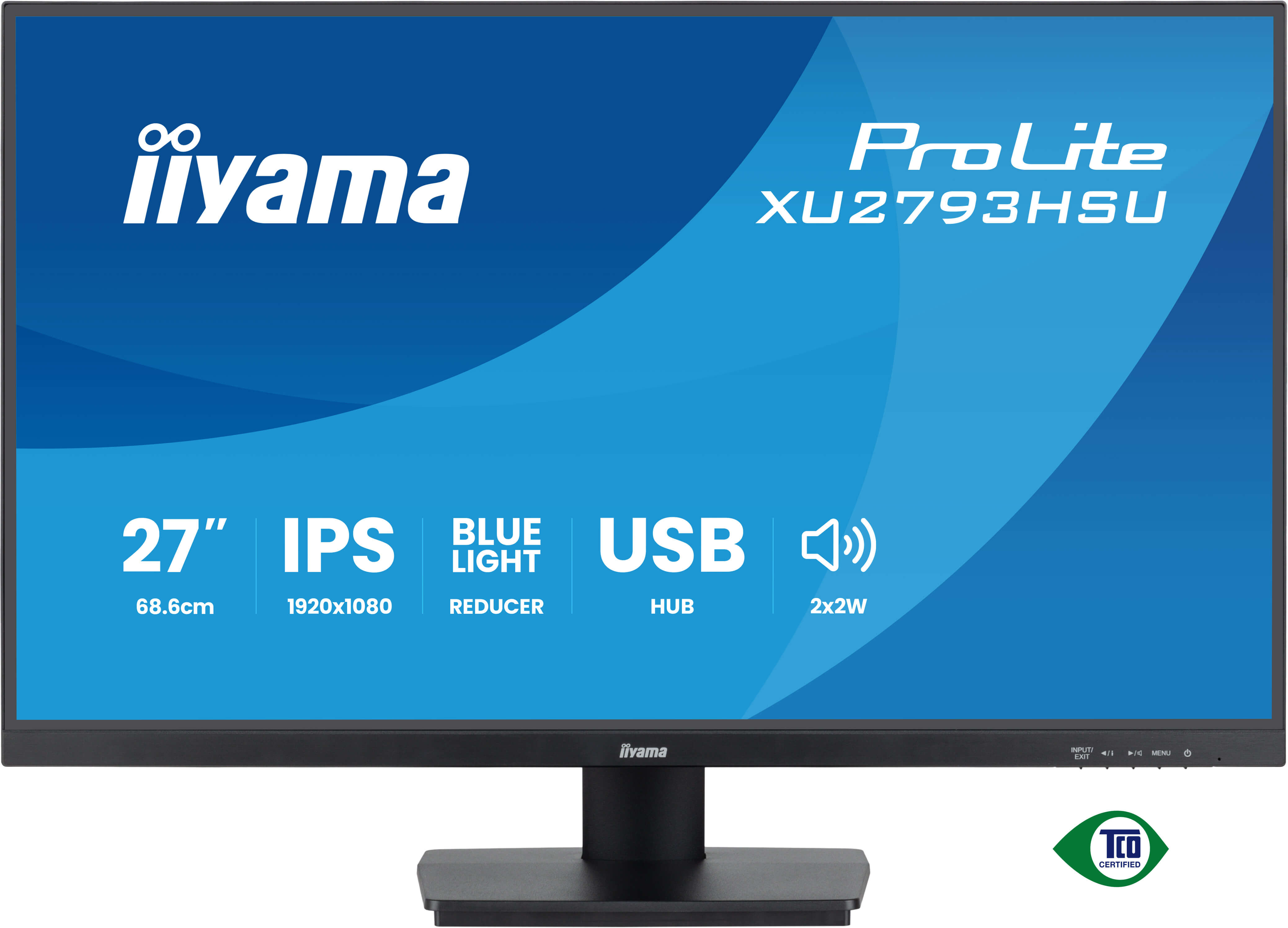 IIYAMA Monitor XU2793HSU-B7 Computerausrüstung, Überwachen, Bildschirm, FERNSEHER