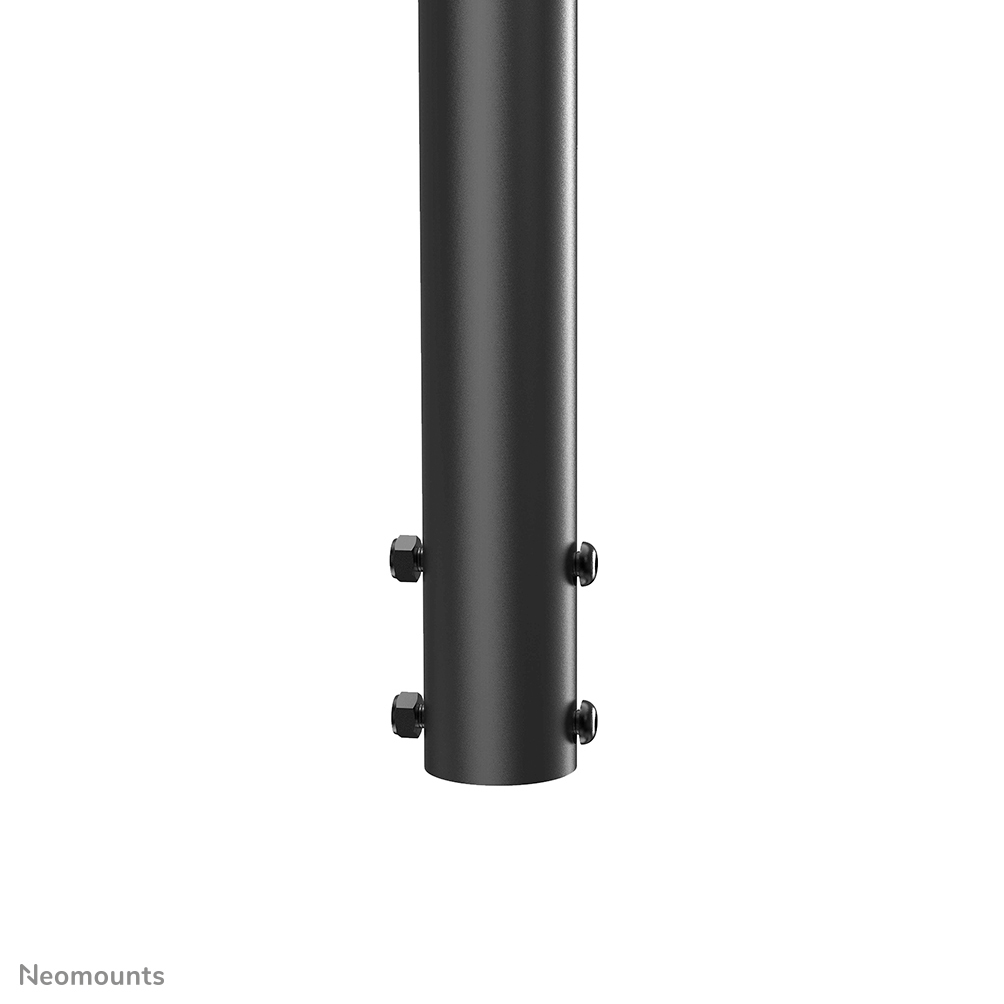 Neomounts Verlängerungsrohr für Deckenhalterung - Verbinder für Verlängerungsrohr - Polklemme - -25,4 mm (-1 Zoll) - -25,4 mm (-1 Zoll) - 100 kg - Schwarz