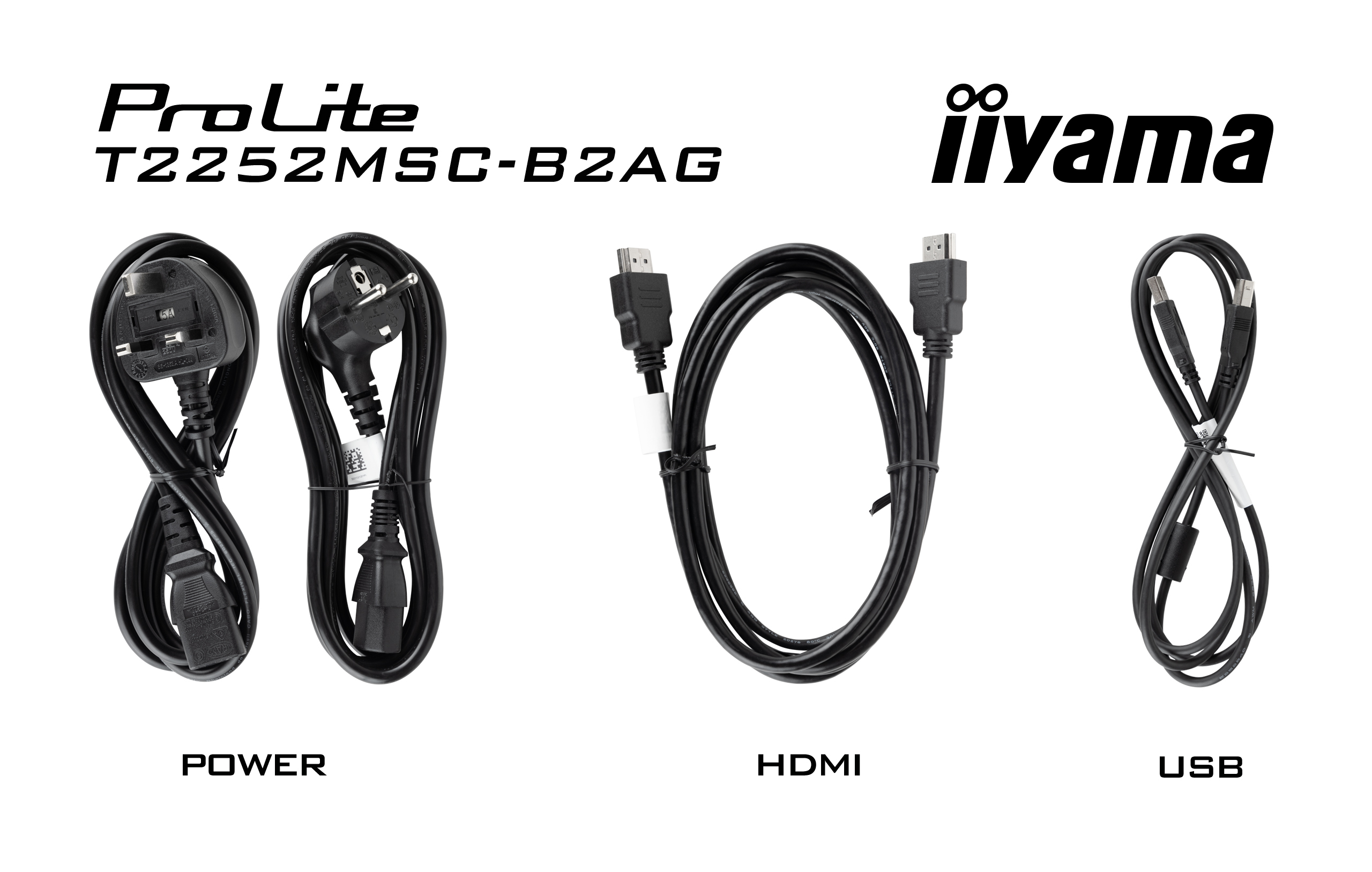 IIYAMA ProLite T2252MSC-B2AG Adapter, Elektronik