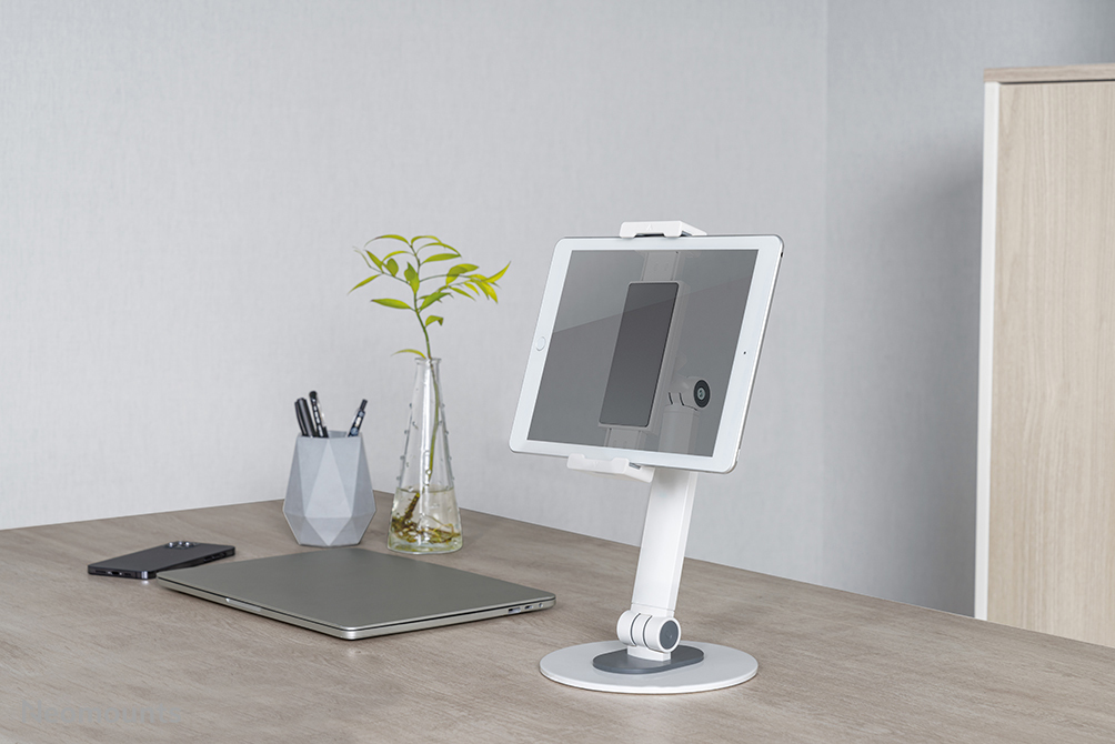 Neomounts Tablet-Ständer - Handy/Smartphone - Tablet/UMPC - Passive Halterung - Tisch/Bank - Weiß