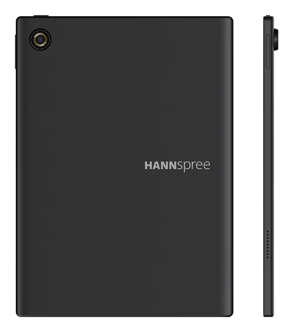 tablet, black, rear camera, slim, HANNspree