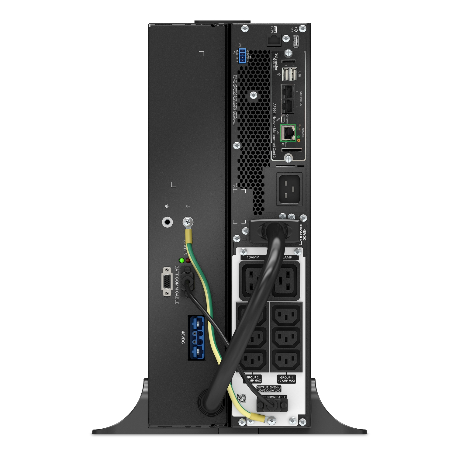 APC SRTL3000RM4UXLI-NC - Smart-UPS SRT Lithium Ion 3000VA RM 4U 230V Long Runtime mit Network Card