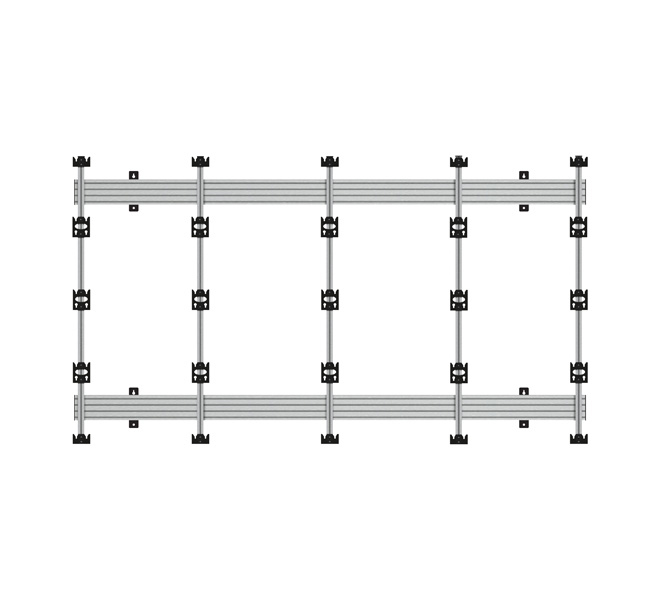 B-TECH SYSTEM X - Wall Mount for INFiLED WP Series 4x4 DVLED Videowalls BT93INFWP-W-4X4/S B-TECH SYSTEM X - Wall Mount for INFiLED WP Series 4x4 DVLED Videowalls BT93INFWP-W-4X4/S
