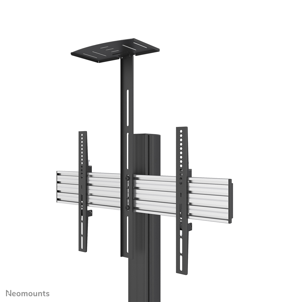 Neomounts Pro Multimedia-Halterung - Regal - Schwarz - 2 kg - Schiene - -25,4 mm (-1 Zoll) - -25,4 mm (-1 Zoll)