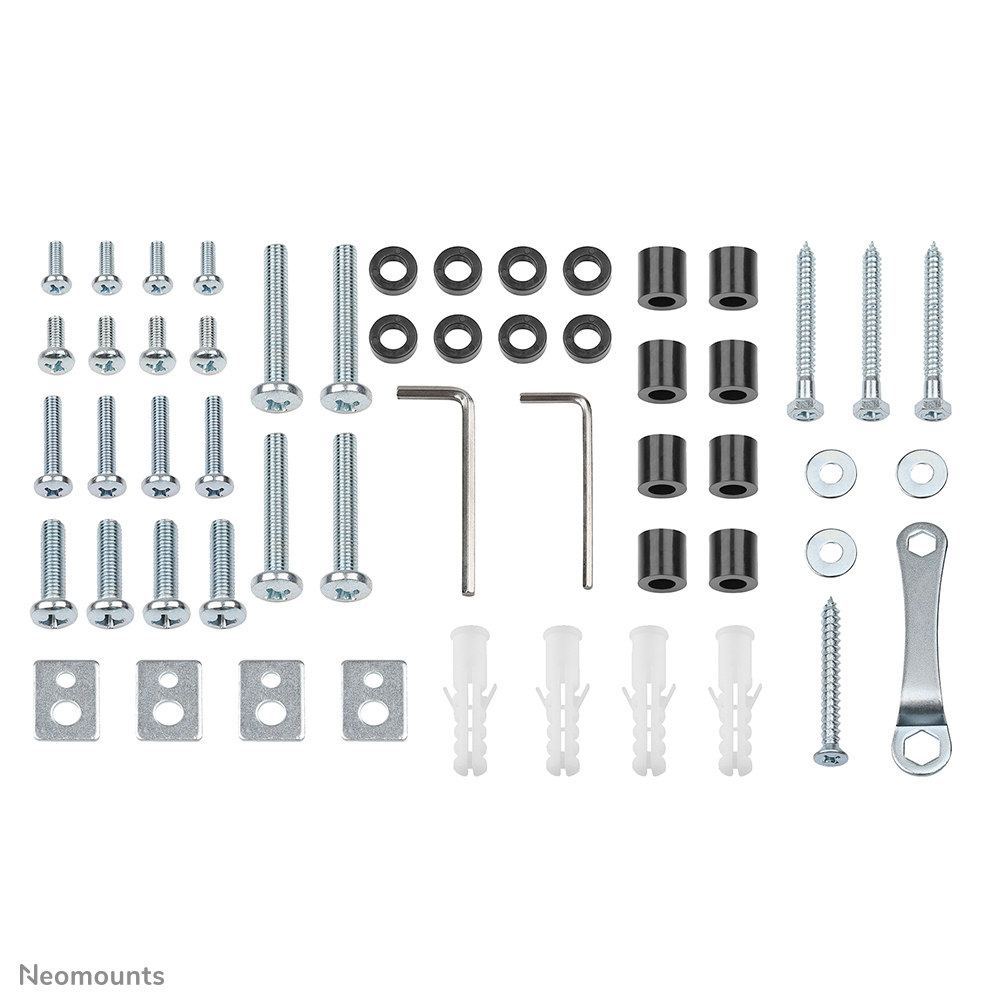 Neomounts Monitor-Wandhalterung - 81,3 cm (32") - 152,4 cm (60") - 200 x 200 mm - 600 x 400 mm - 0 - 17 Grad  - Silber