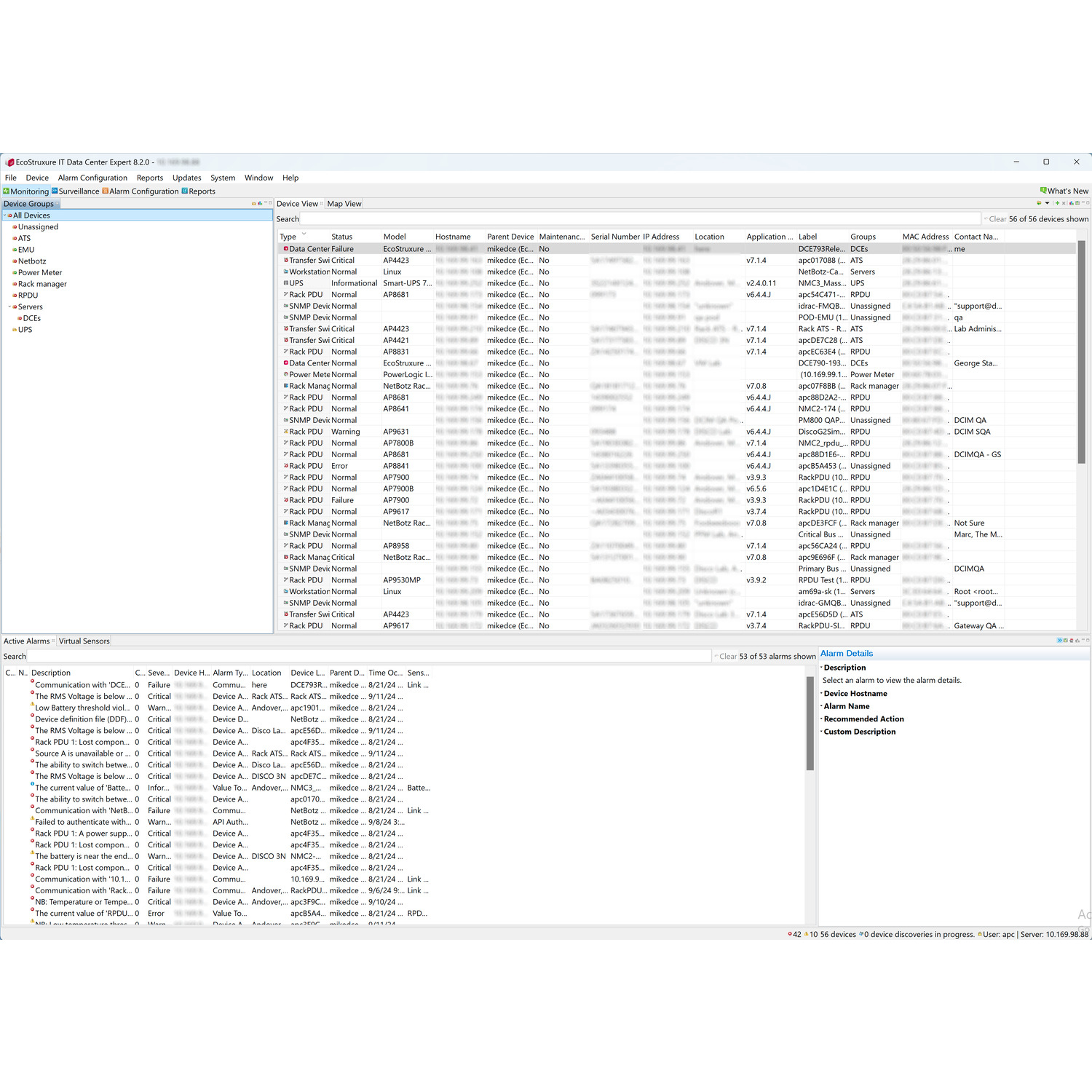 Netzwerk, Überwachung, Software, Dashboard, Benutzeroberfläche