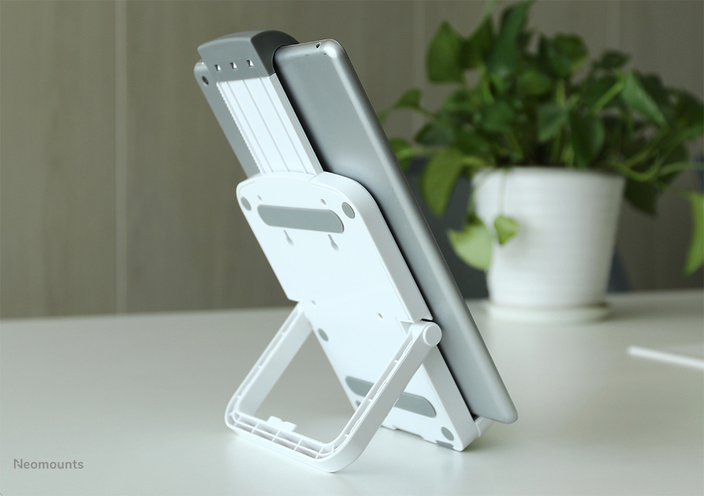 Neomounts Tablet-Ständer - 25,4 cm (10 Zoll) - 17,8 cm (7 Zoll) - Weiß - 1 kg - Tisch/Bank - China