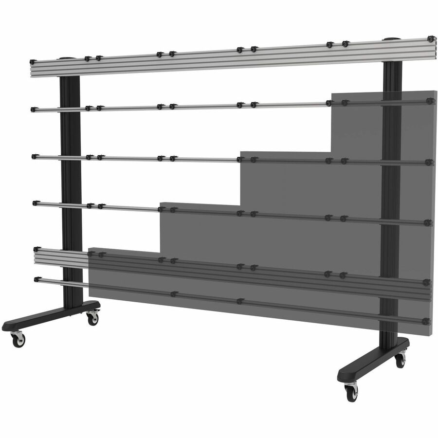 Peerless-AV Seamless Kitted+ mobile Rollwagen für Philips 27BDL6115L - 5x5 Ablage, Mobiliar