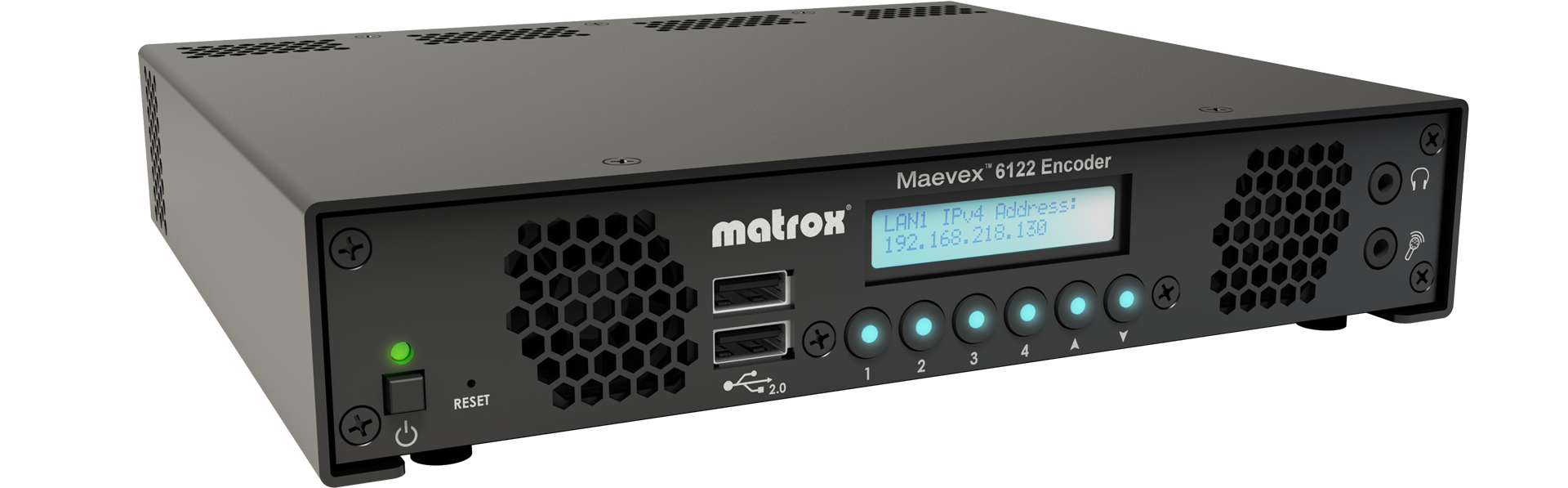 Matrox Maevex 6122 Dual 4K Encoder Box 2x HDMI (MVX-E6122-22)