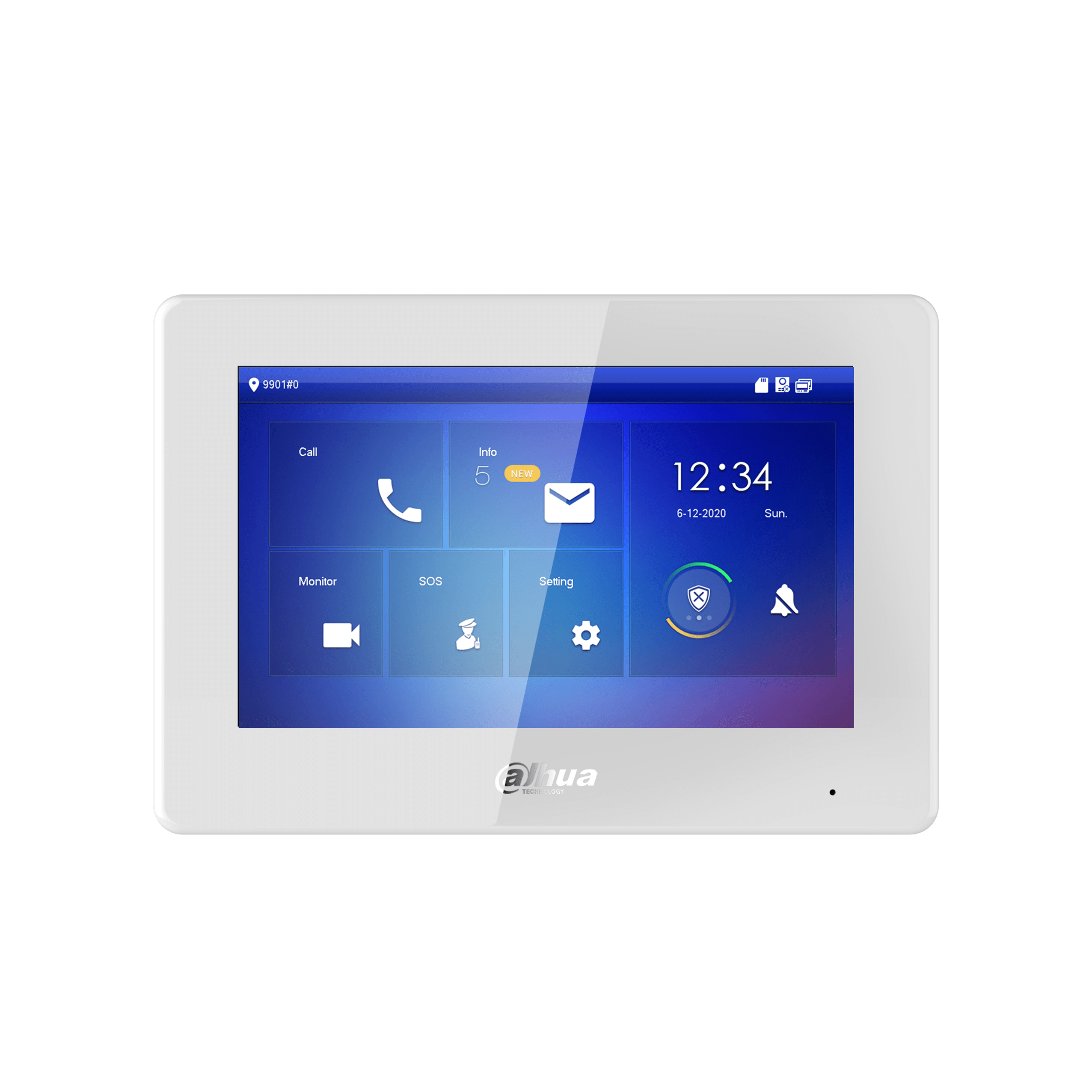 Dahua CCTV Intercoms Video Door Phone, DHI-VTH5421HW-W, Touch 6-ch Wi-Fi Indoor Monitor Dahua CCTV Intercoms Video Door Phone, DHI-VTH5421HW-W, Touch 6-ch Wi-Fi Indoor Monitor