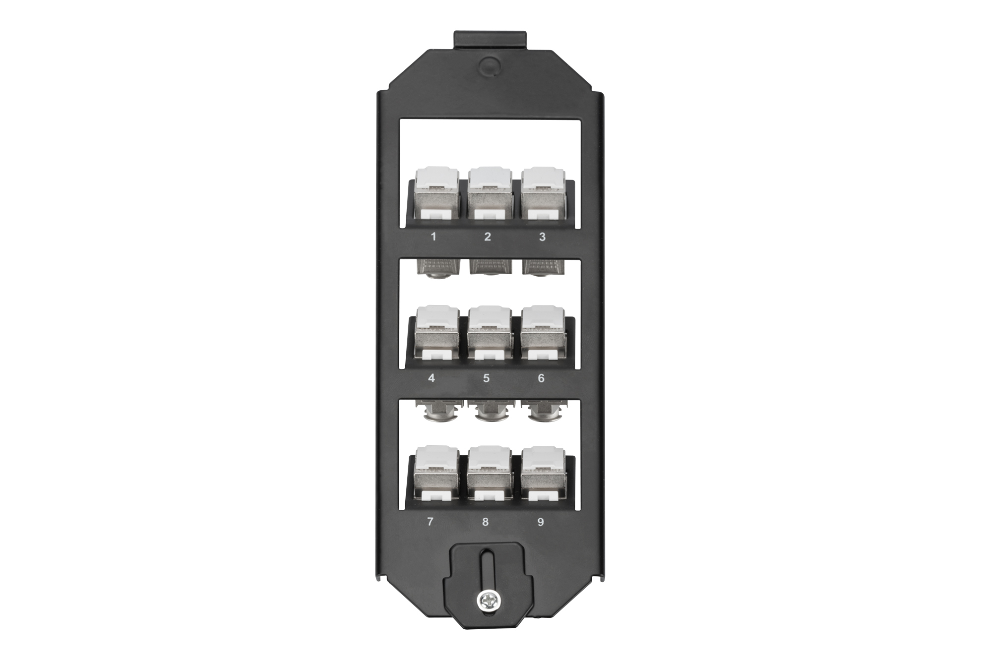 RJ45 Panel, Ethernet-Modul, Portenblock, Netzwerkanschluss, Zehn-Porten-Panel