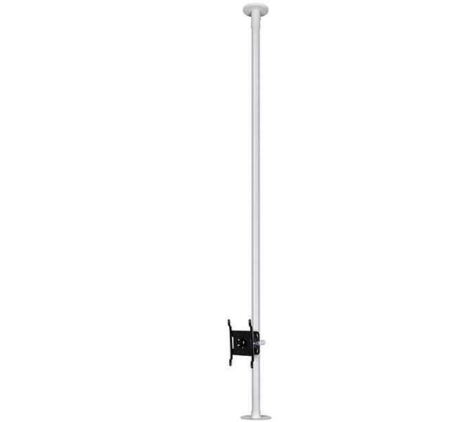 B-TECH SYSTEM V - CCTV Ceiling Mount for a VESA 200 Tilt Screen and Dome Surveillance Camera - 2m Ø38mm Pole BT5964-FD200/W B-TECH SYSTEM V - CCTV Ceiling Mount for a VESA 200 Tilt Screen and Dome Surveillance Camera - 2m Ø38mm Pole BT5964-FD200/W