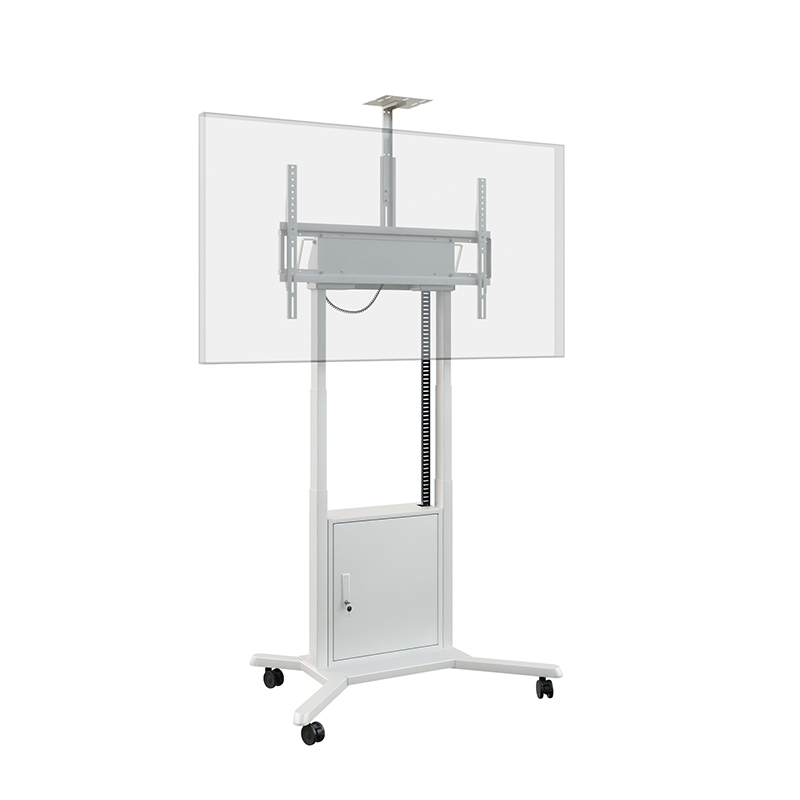 mobiles TV rack, fußständer, verstellbare höhe, rollbasis, montage rahmen