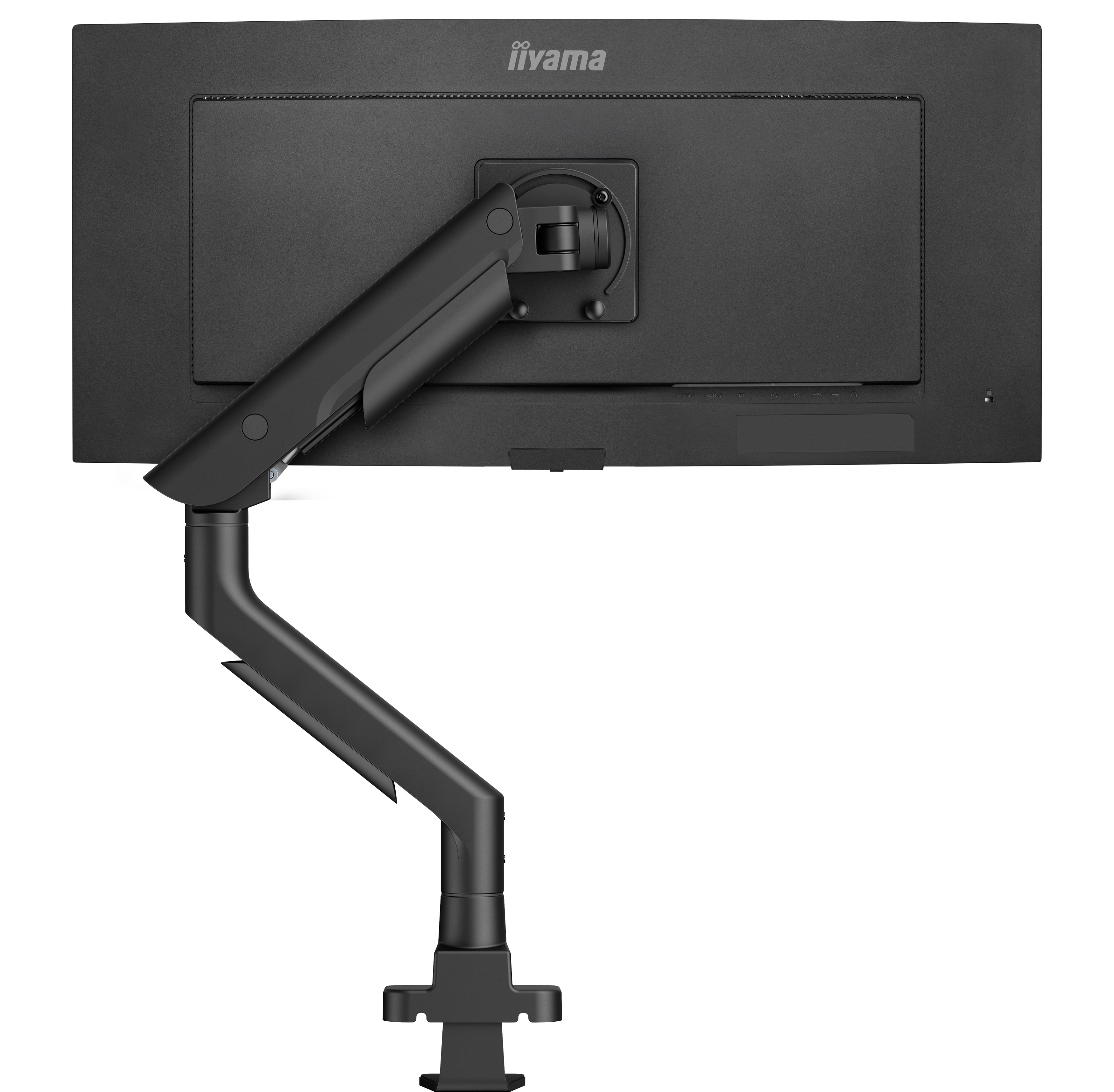 monitor arm, adjustable arm, VESA mount, schwarz, Tischklemme