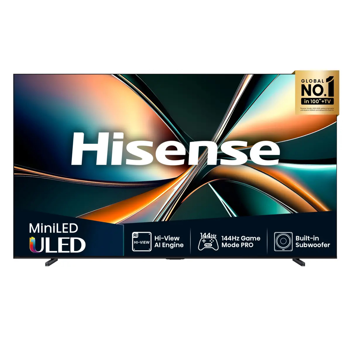 Fernseher, Mini-LED, ULED, 144-Hz-Gaming, integrierter Subwoofer