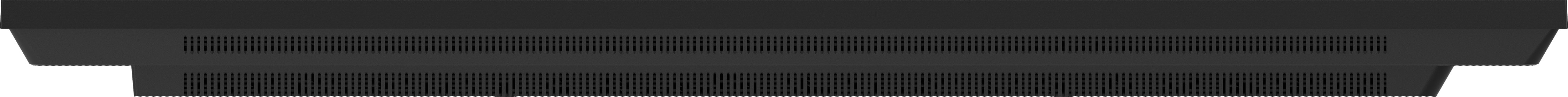 server, rack, schwarz, belüftet, schmal
