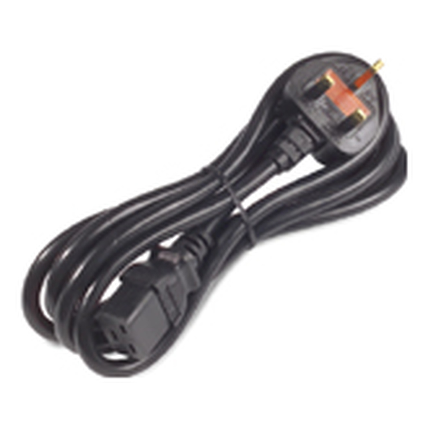 Netzadapter, IEC-C13, Kabel, Schwarz, Stecker