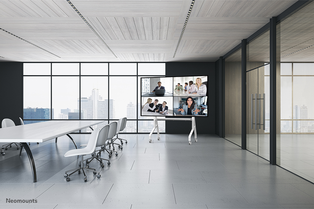 Konferenzraum, Besprechungstisch, Büro, Videokonferenz, Monitor