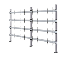 B-TECH SYSTEM X - 217 inch LG LSAC LED Bloc Ultimate Bolt-Down Videowall Display BT9372-LG-LSAC-4X4/BS