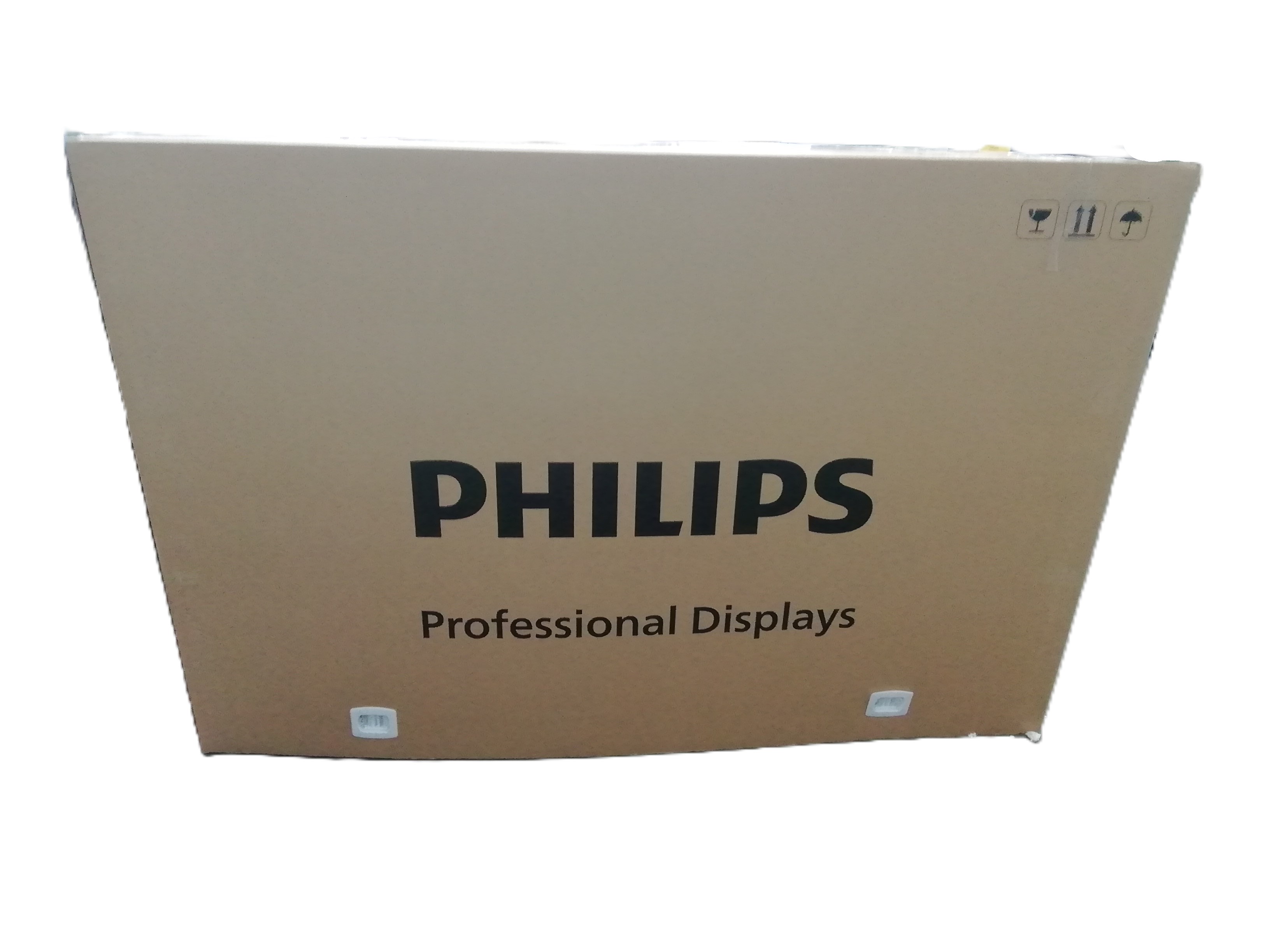 Philips-Display, Professional-Display, Kartonverpackung, brauner Karton