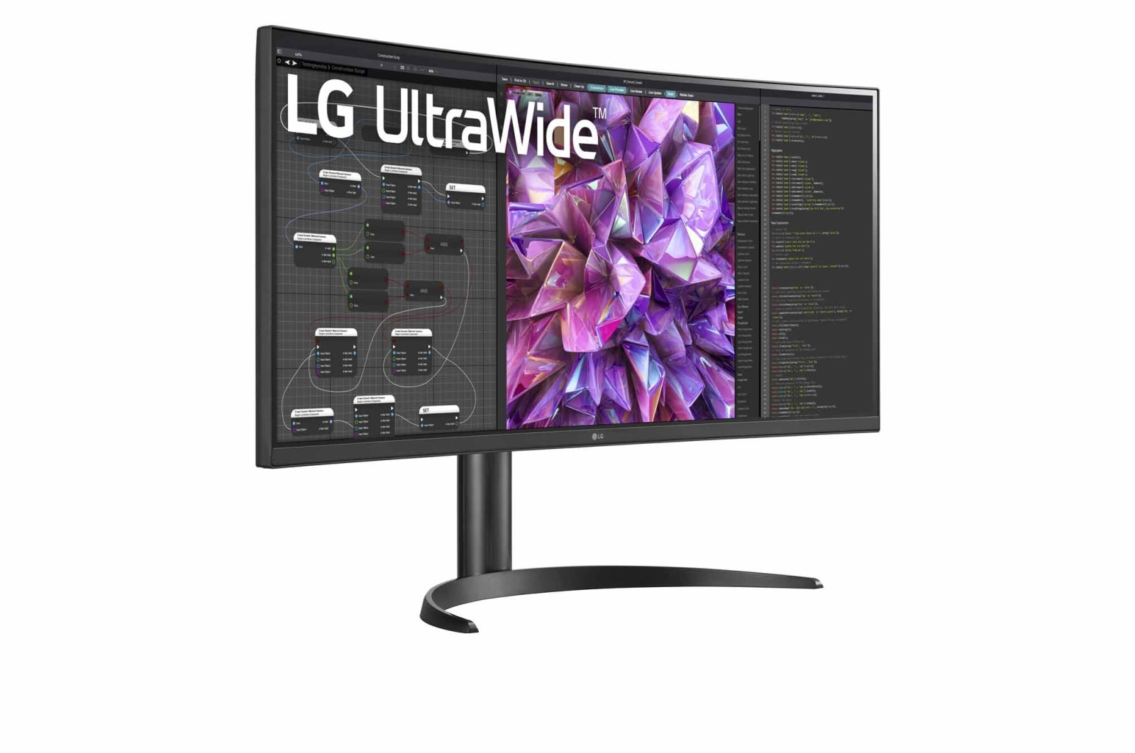LG Monitor  34" 34WQ75X-B UltraWide Curved QHD HDMI USB DP IPS 21:9 b
