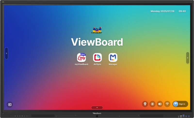interaktiver Bildschirm, Monitor, ViewBoard, Bildschirm, Ultrabreite Bildschirm?