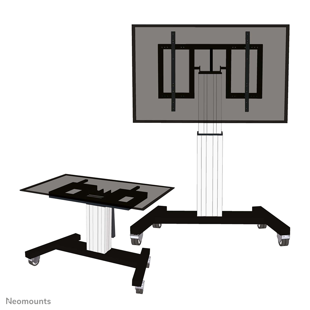 Neomounts PLASMA-M2500TSILVER TV-Trolley 42-100" - motorisiert - Tischneigefunktion Neomounts PLASMA-M2500TSILVER TV-Trolley 42-100" - motorisiert - Tischneigefunktion