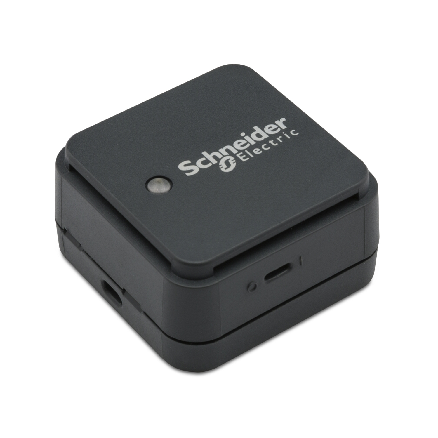 elektronischer Adapter, Stromadapter, Schneider, kompakt, schwarz