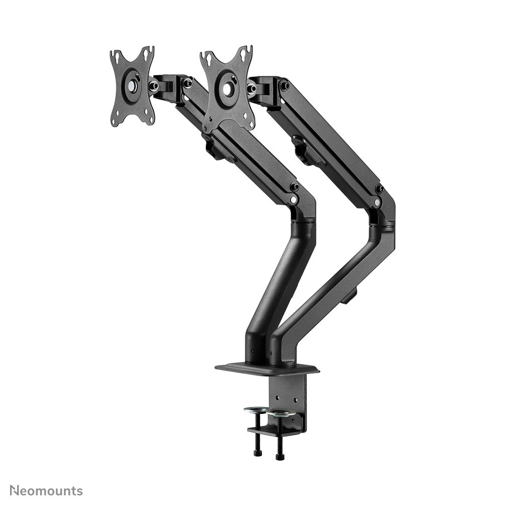 Neomounts Monitor-Tischhalterung - Klemme /Bolzen - 7 kg - 43,2 cm (17 Zoll) - 68,6 cm (27 Zoll) - 100 x 100 mm - Schwarz