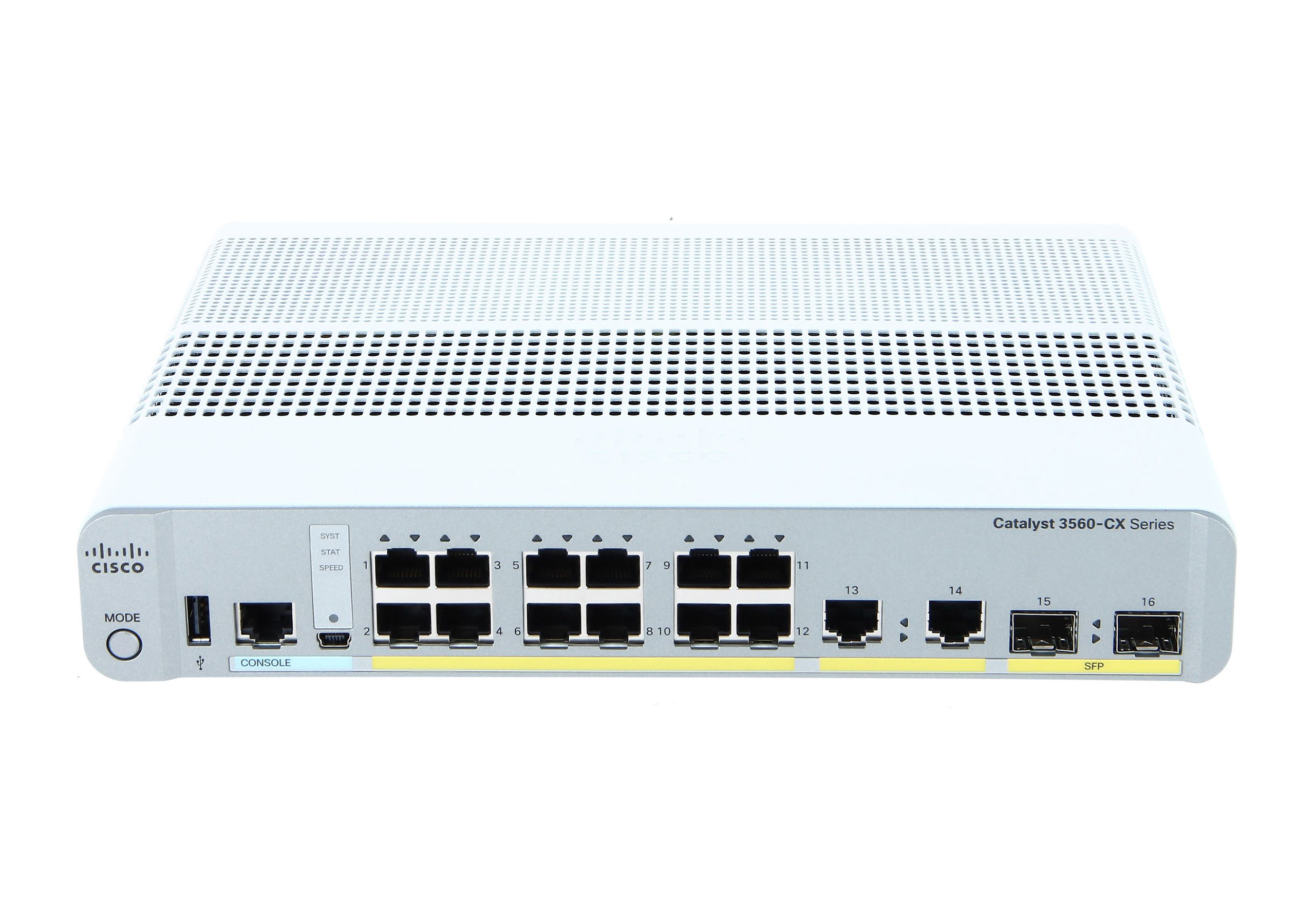 Cisco Catalyst 3560-CX Switch 1GbE IP Base 12x1G+2xSFP+2x1G L3 managed  WS-C3560CX-12TC-S