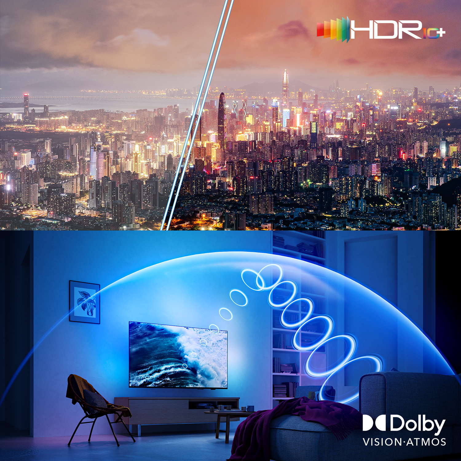 Beleuchtung, Stadt, Metropole, Bildschirm, Überwachen