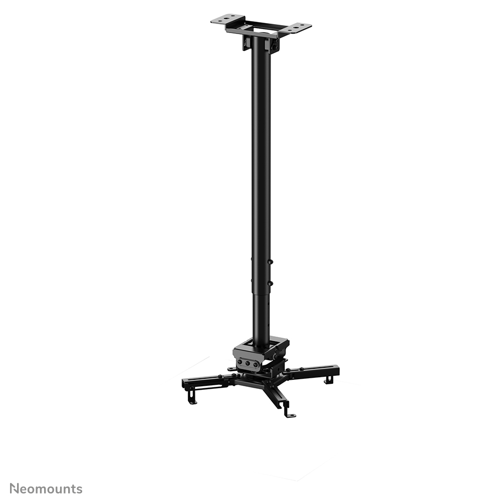 Monitorhalterung, Stangenarm, verstellbarer Stand, Vierbein-Basis, schwarz