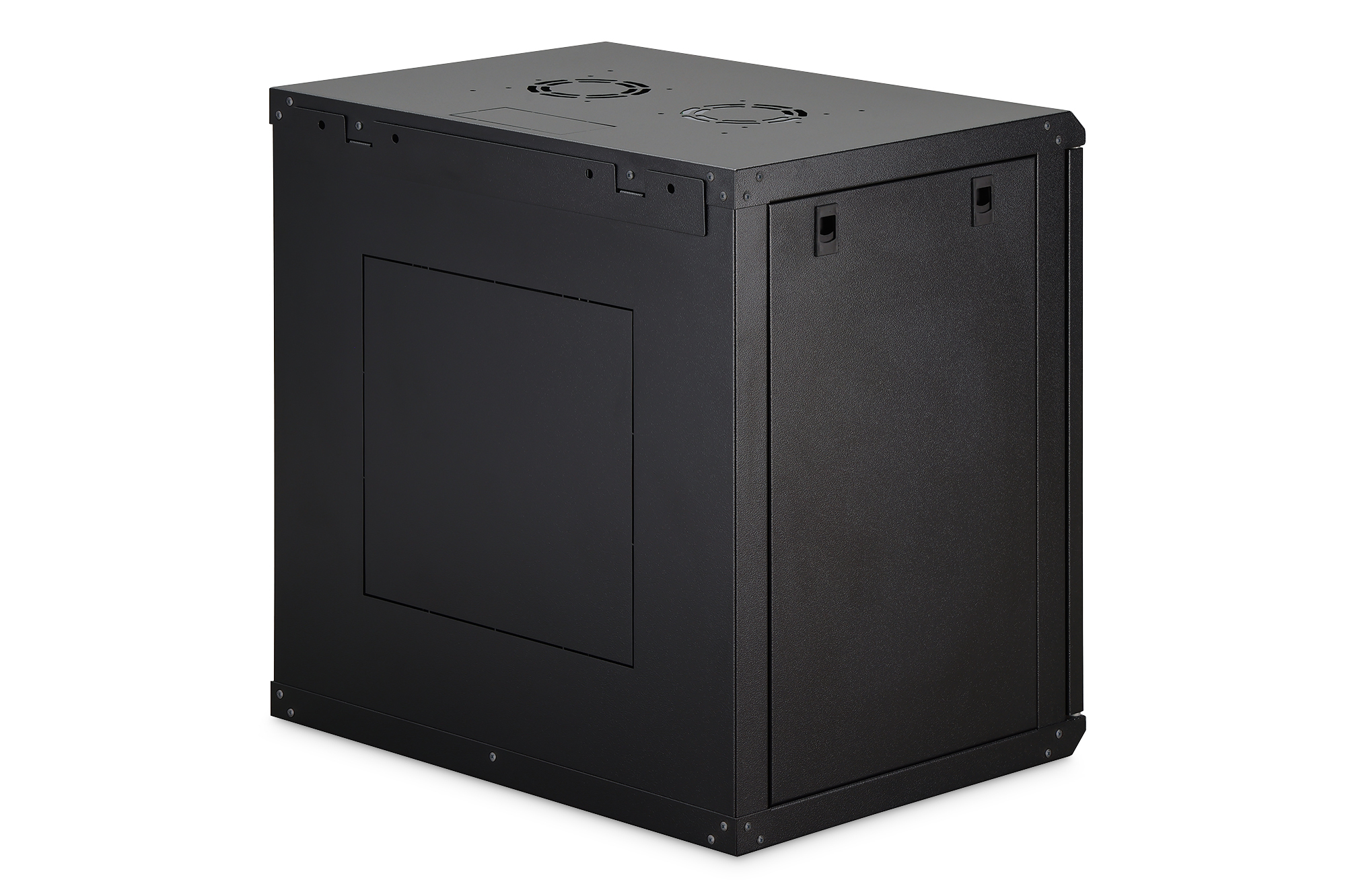 server, Computerfall, Gehäuse, Schwarz, Metallgehäuse