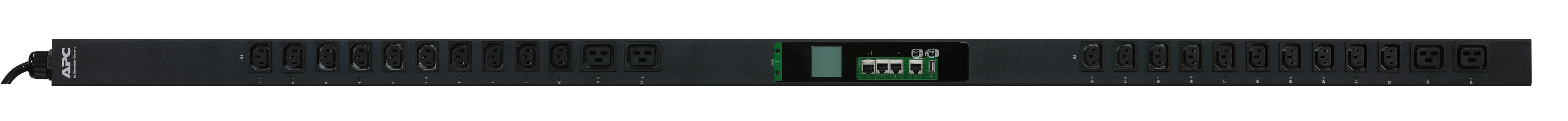 APC EPDU1116S - Easy PDU Switched ZeroU 16A 230V (20)C13 (4)C19 IEC309
