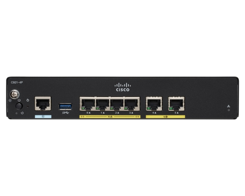 CISCO Router C927-4P, 4x10/100/GB