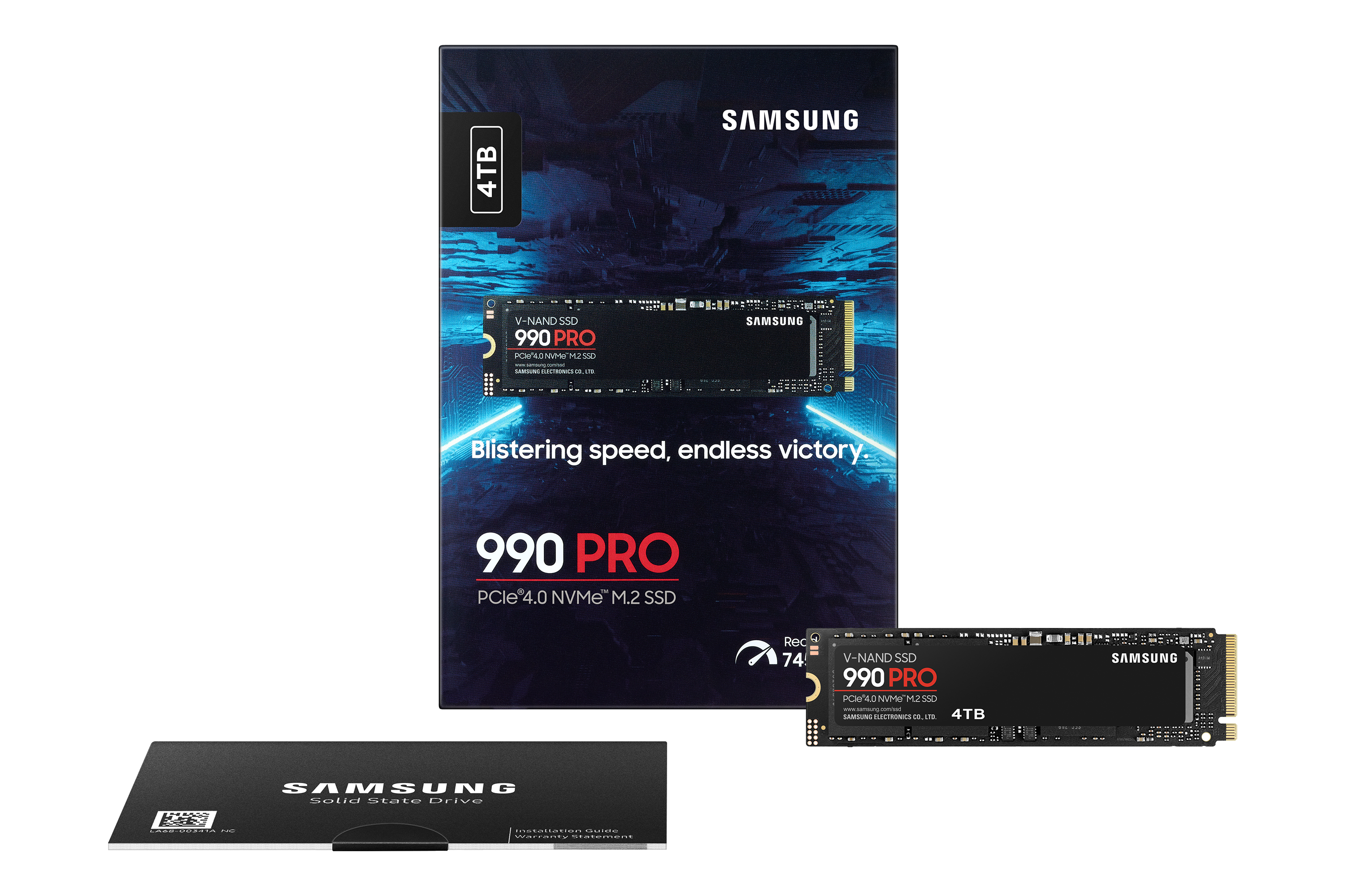 SSD Samsung M.2 2280 990 Pro 4 TB PCIe 4.0 x4 (MZ-V9P4T0BW)