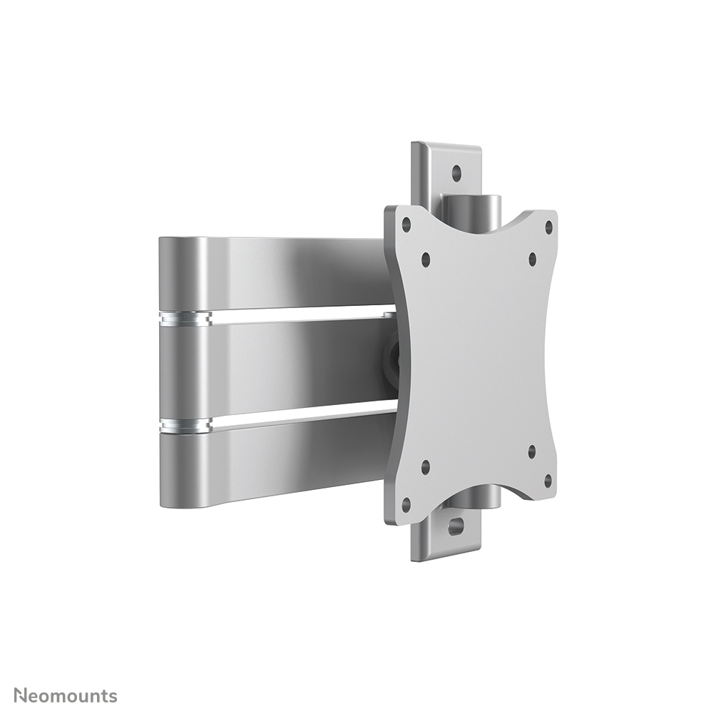 Neomounts TV/Monitor-Wandhalterung - 25,4 cm (10") - 68,6 cm (27") - 75 x 75 mm - 100 x 100 mm - 0 - 20 Grad  - Silber