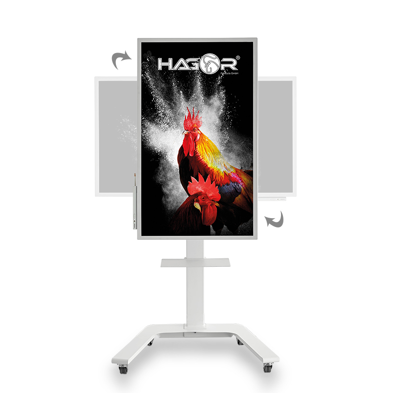 HAGOR mobiles Standsystem für Samsung Flip II  55" weiß HAGOR mobiles Standsystem für Samsung Flip II  55" weiß