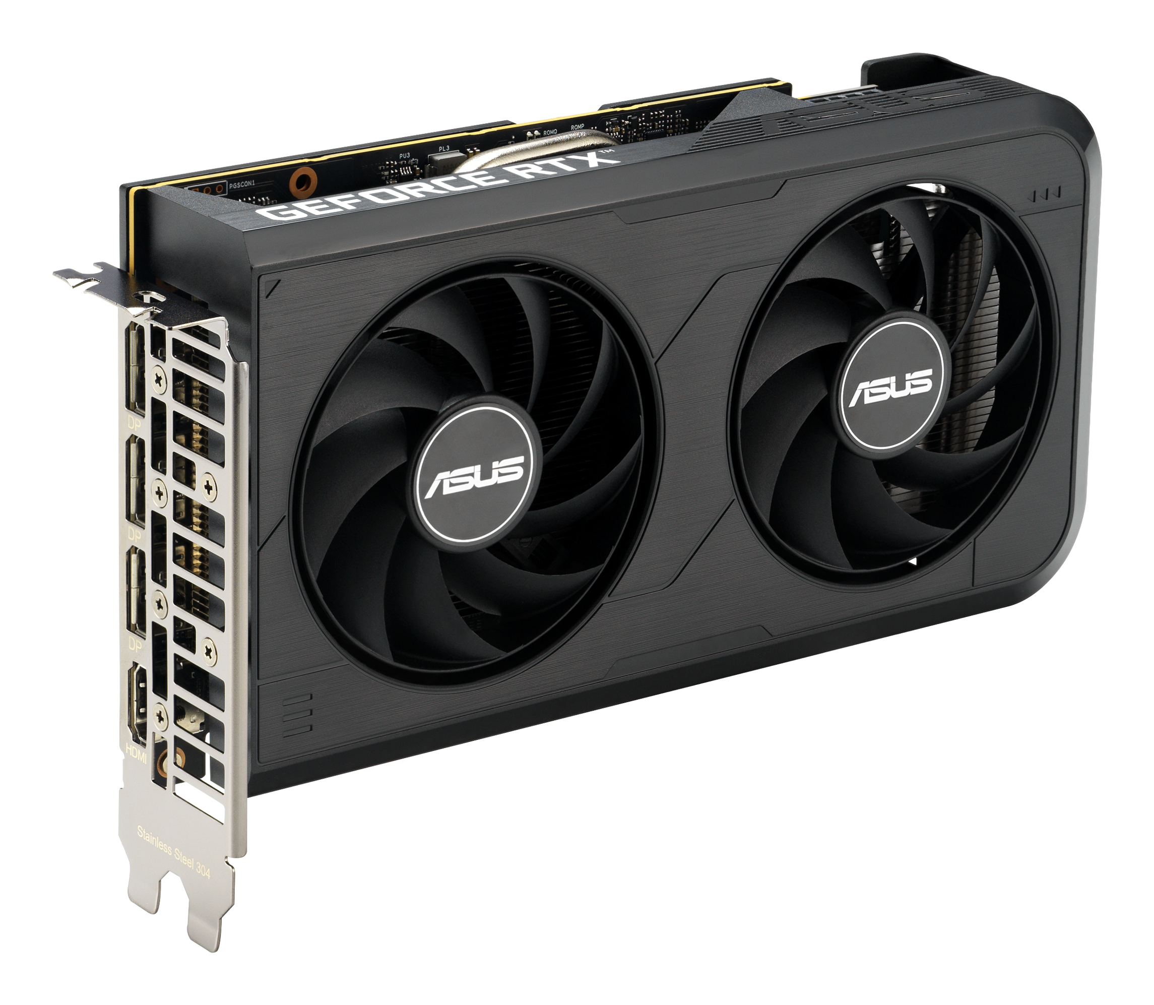 Grafikkarte, GPU, Dualer Lüfter, ASUS, Video-Karte