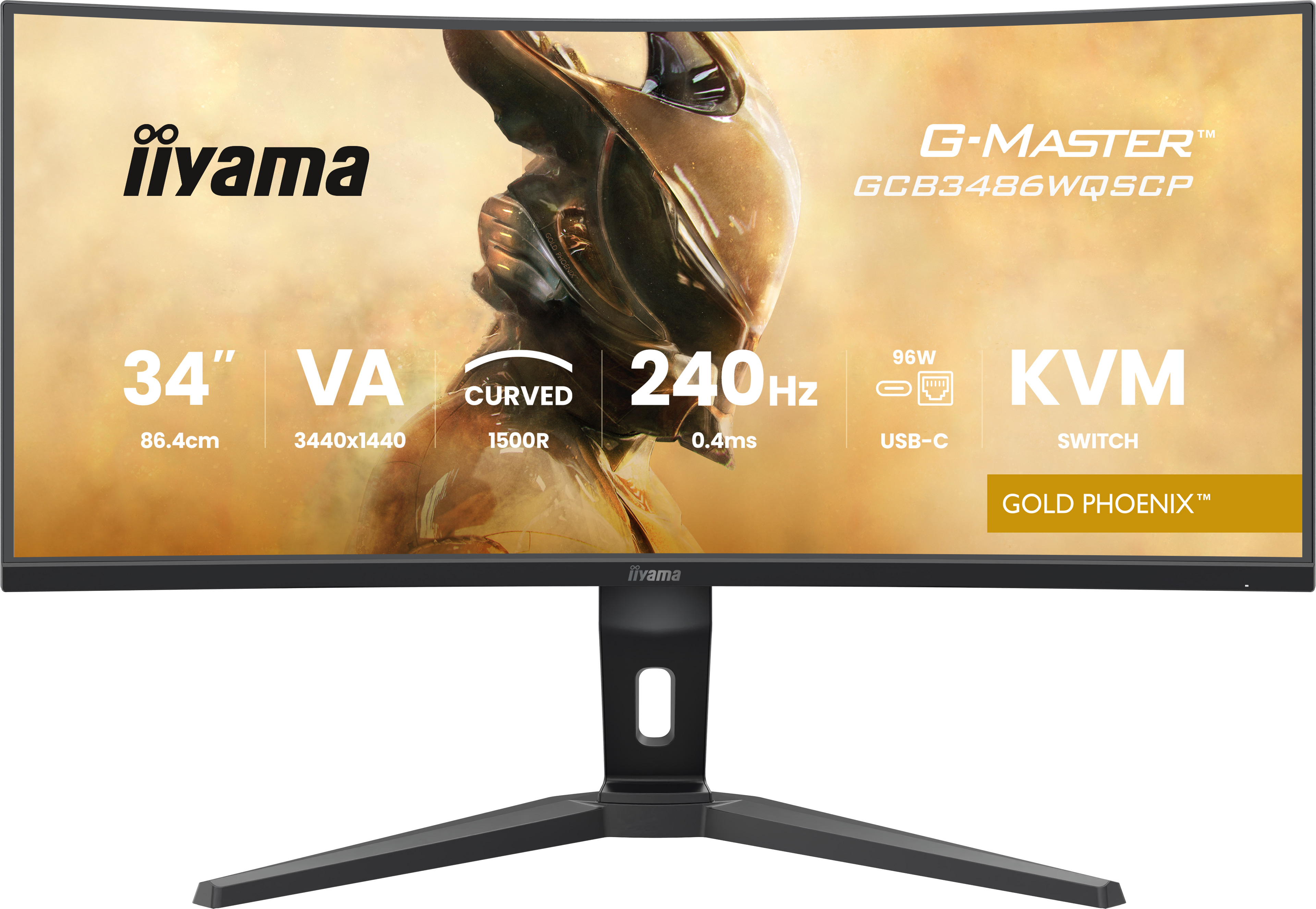 IIYAMA Monitor GCB3486WQSCP-B1 Computerausrüstung, Überwachen, Bildschirm, FERNSEHER