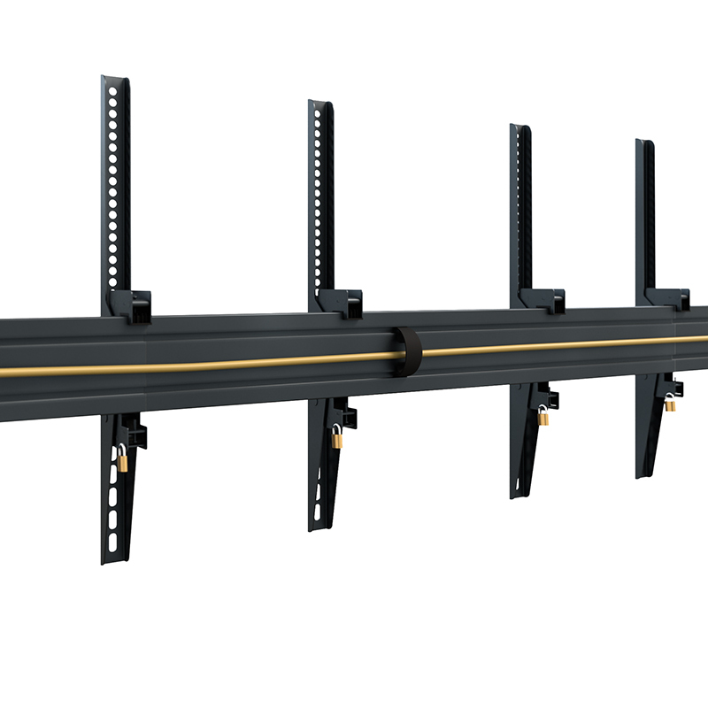 Rack, Schienensystem, mittlere Pfosten, industrielle Schiene, Halteklammer
