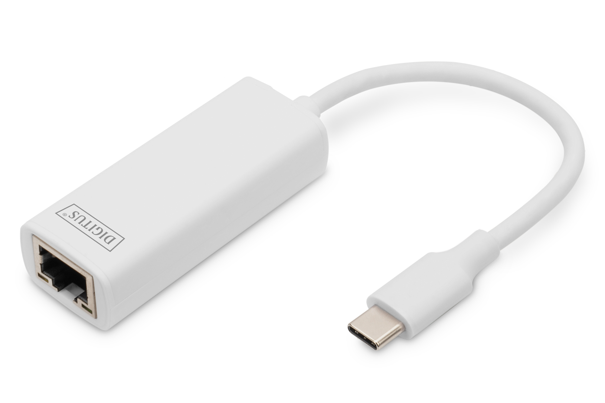 usb-c adapter, ethernet adapter, ga-tec, white, cable