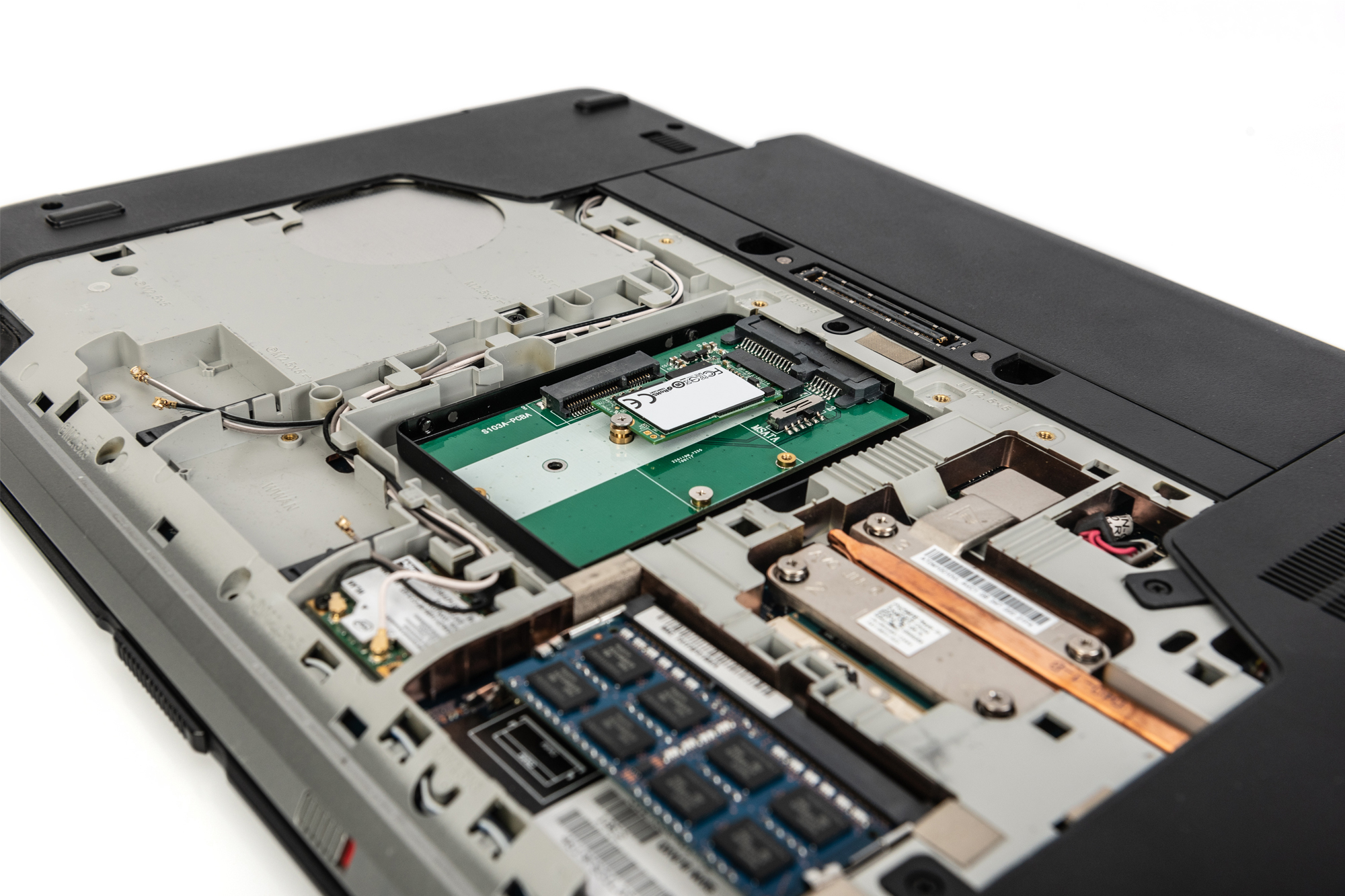 Laptop, RAM, SSD, Motherboard, CPU-Bereich